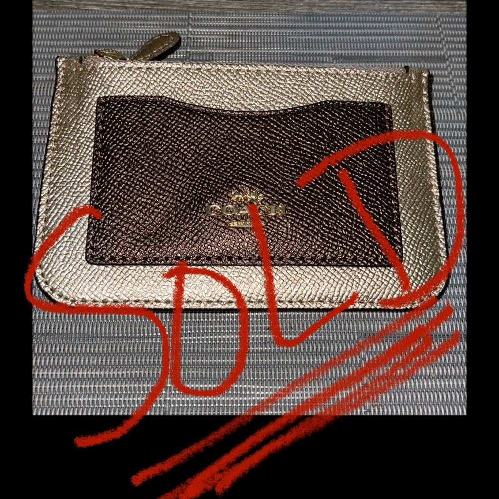 Coach coin/card holder.